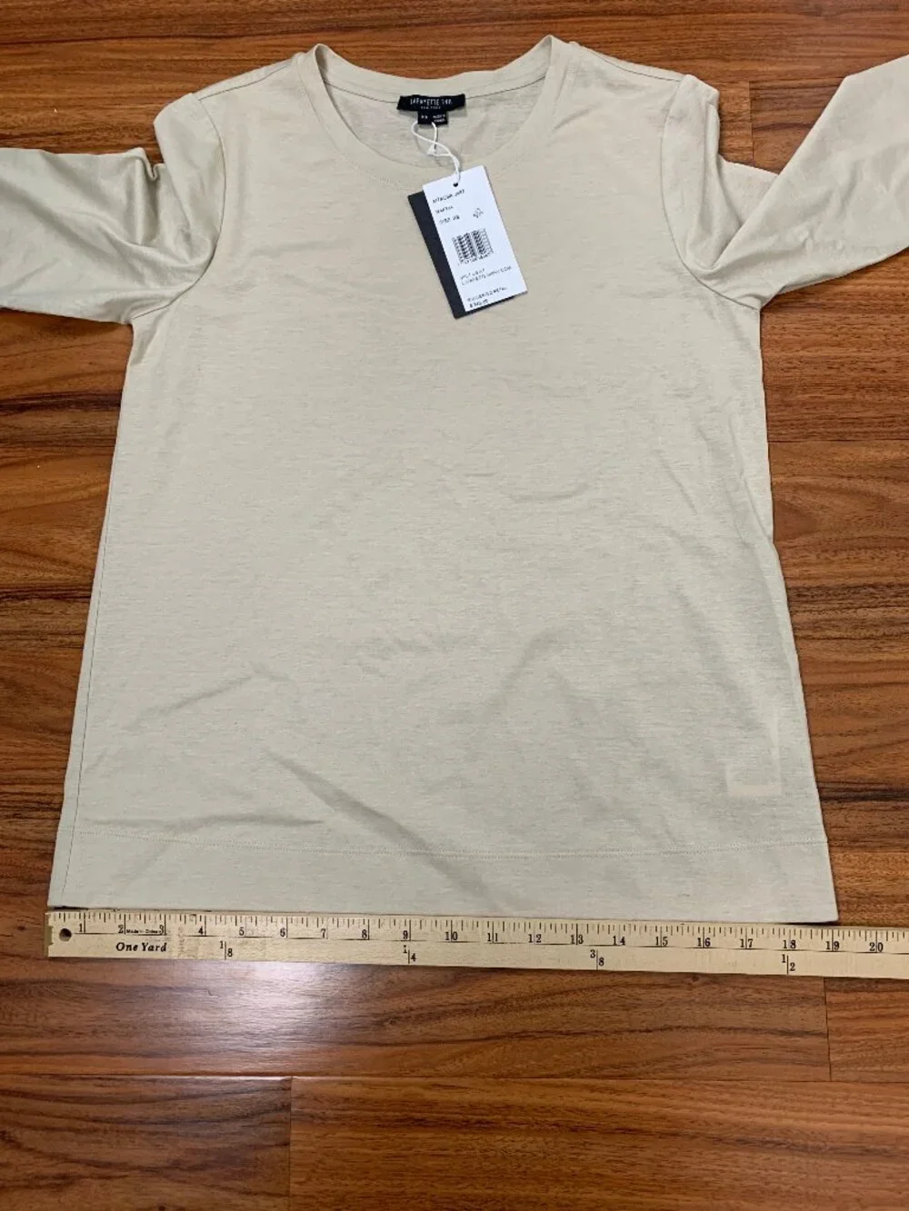 Lafayette 148 Raffia Hemp Blend Long Sleeve Top NWT - Picture 9 of 10
